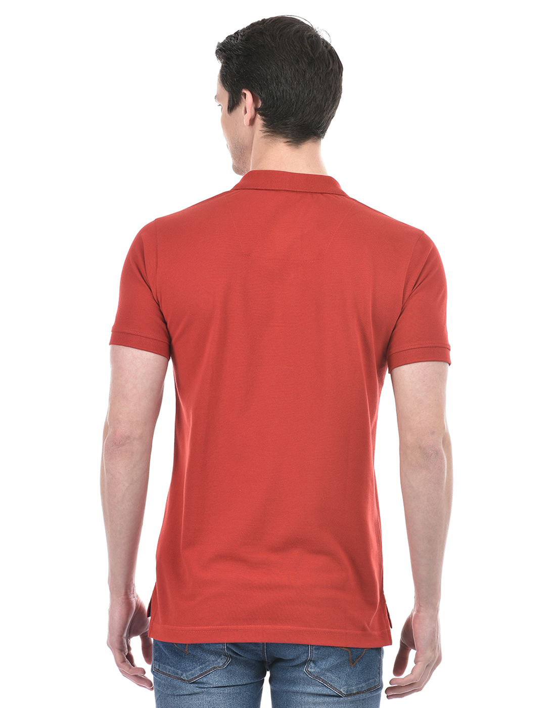 Numero Uno Men Logo Print Red T-Shirt